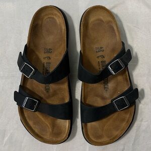 Birkenstock Black Chunky Buckle Sandals